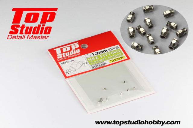 TOP STUDIO TD23275 1.2mm Hex Fitting Trumpet-shaped 【メール便可】