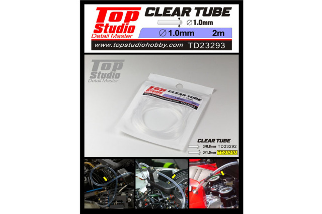 TOP STUDIO TD23293 1.0mm Clear Tube 【メール便可】