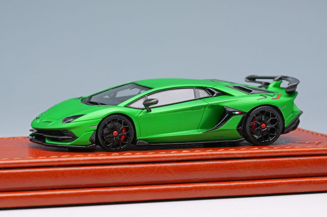 Titan64 TM007A 1/64 Lamborghini Aventador SVJ 2018 Verde Alceo Limited 300pcs