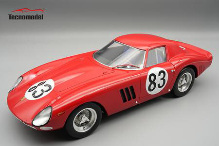 ** 予約商品 ** Tecno Model TM12-05C 1/12 Ferrari 250GTO 64 Nurburgring 1000km 1964 SEFAC 2nd #83 M.Parkes / J.Guichet