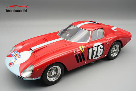 ** 予約商品 ** Tecno Model TM12-05E 1/12 Ferrari 250GTO 64 Tour de France 1964 #176 D.Piper / J.Siffert