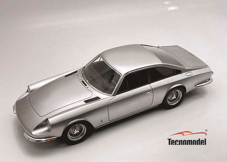 ** 予約商品 ** Tecno Model TM18-395C 1/18 Ferrari 365 GT 2+2 1967 Metallic Silver