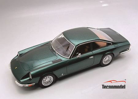 ** 予約商品 ** Tecno Model TM18-395E 1/18 Ferrari 365 GT 2+2 1967 Metallic Green