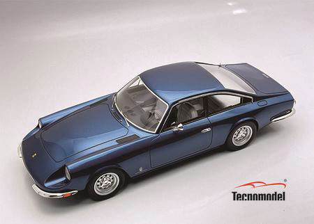 ** 予約商品 ** Tecno Model TM18-395F 1/18 Ferrari 365 GT 2+2 1967 Metallic Blue