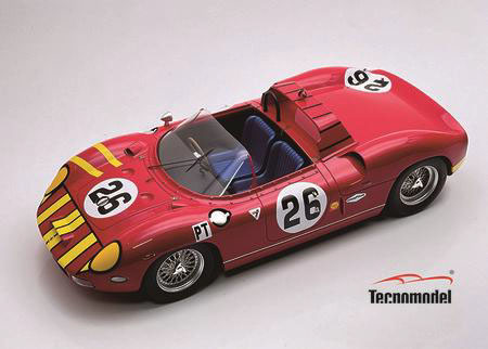 ** 予約商品 ** Tecno Model TM18-525B 1/18 Ferrari 330P Sebring 12H 1965 #26 Scuderia Bear