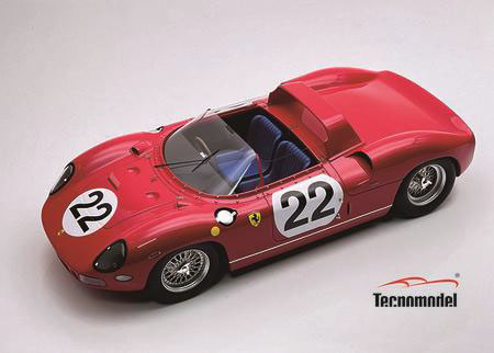 ** 予約商品 ** Tecno Model TM18-525E 1/18 Ferrari 275P Le Mans 24H 1964 #22