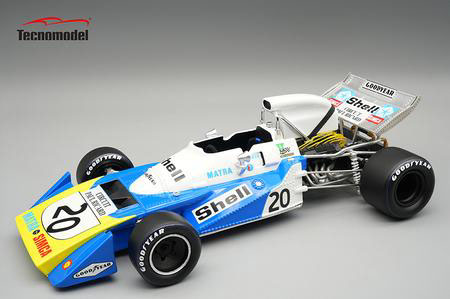 ** 予約商品 ** Tecno Model TM18-218C 1/18 Matra MS120B French GP 1971 C.Amon