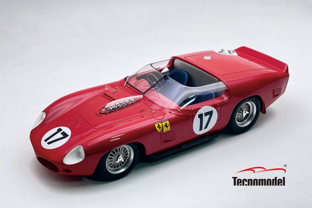 予約商品 ** Tecno Model TM18-231C 1/18 Ferrari 250 TR61 Le Mans