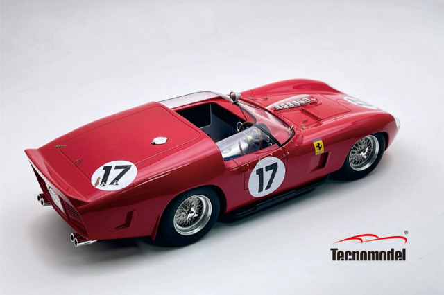 予約商品 ** Tecno Model TM18-231C 1/18 Ferrari 250 TR61 Le Mans