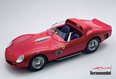 ** 予約商品 ** Tecno Model TM18-232A 1/18 Ferrari 330 TRI LM 1962 Press Red