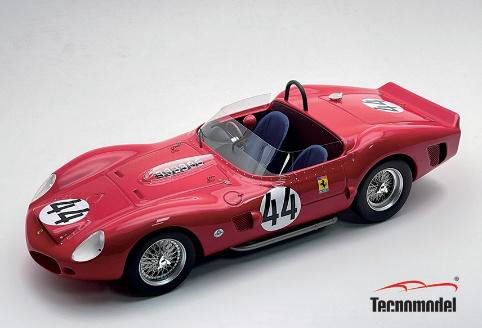 ** 予約商品 ** Tecno Model TM18-232E 1/18 Ferrari 330 TRI Canadian Mosport 1962 2nd #44 NART P.Rodriguez