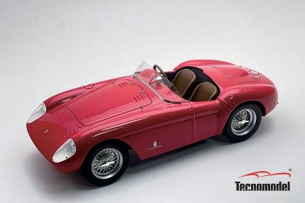 ** 予約商品 ** Tecno Model TM18-278A 1/18 Ferrari 500 Mondial 1956 Press Rosso