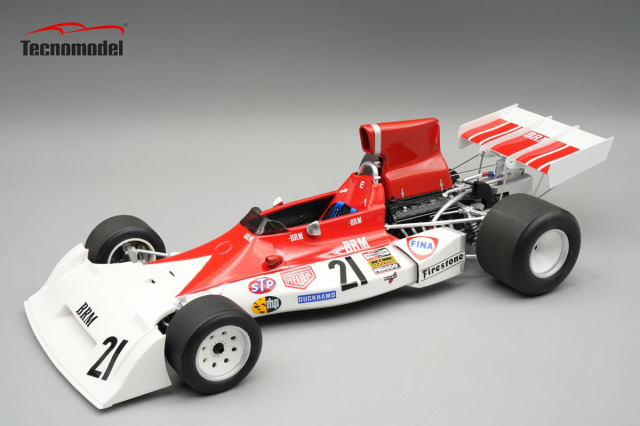** 予約商品 ** Tecno Model TM18-296B 1/18 BRM P160E Italian GP 1973 #21 Niki Lauda
