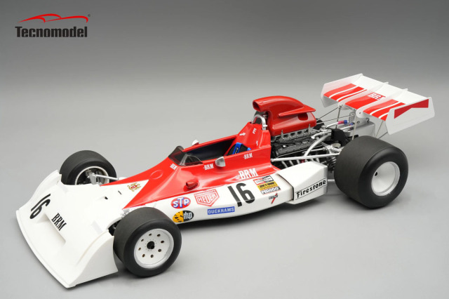 ** 予約商品 ** Tecno Model TM18-296D 1/18 BRM P160E Spanish GP 1973 #19 Niki Lauda