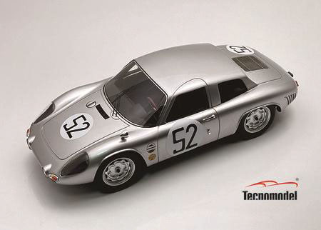 ** 予約商品 ** Tecno Model TM18-305C 1/18 Porsche 356B Carrera 2000 GS GT Daytona 2000km 1964 #52 E.Barth - H.Linge - J.Bonnier