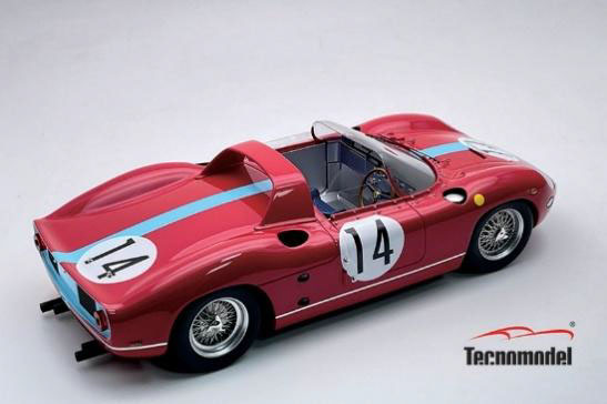予約商品 ** Tecno Model TM18-309C 1/18 Ferrari 330P Le Mans