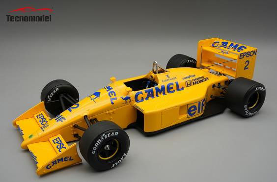 Tecno Model TM18-349B 1/18 Lotus 100T Japanese GP 1988 #2 Satoru Nakajima