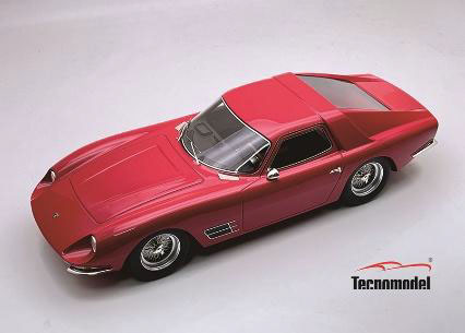 ** 予約商品 ** Tecno Model TM18-358A 1/18 Lamborghini 400GT Monza Rosso Corsa