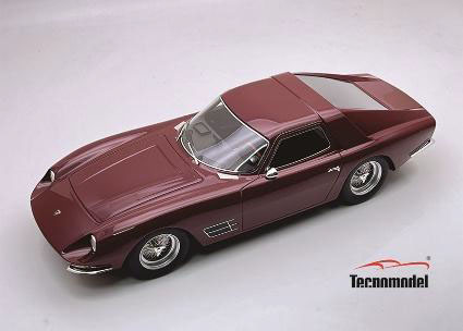 ** 予約商品 ** Tecno Model TM18-358B 1/18 Lamborghini 400GT Monza Rosso Mugello