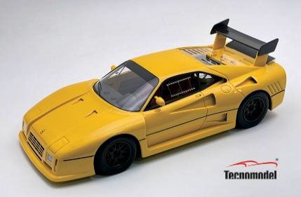 ** 予約商品 ** Tecno Model TM18-361E 1/18 Ferrari 288GTO Evolutione 1985 Modena Yellow