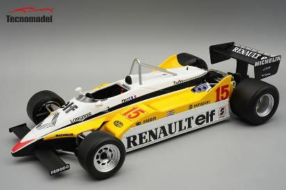 ** 予約商品 ** Tecno Model TM18-367A 1/18 Renault RE30B South Africa GP 1982 Winner Alain Prost
