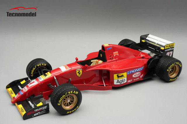 ** 予約商品 ** Tecno Model TM18-388A 1/18 Ferrari 412T2 Japanese GP 1995 Jean Alesi  (Rain Tires)