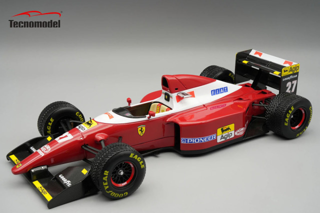 ** 予約商品 ** Tecno Model TM18-390C 1/18 Ferrari F93A Brazilian GP 1993 #27 Jean Alesi (Rain Tire)