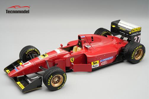 ** 予約商品 ** Tecno Model TM18-391E 1/18 Ferrari 412T1B Japanese GP 1994 Jean Alesi (Rain Tires)