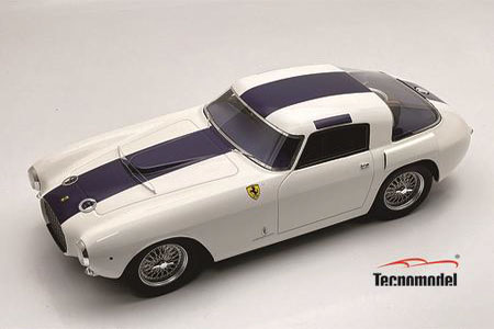 ** 予約商品 ** Tecno Model TM18-396B 1/18 Ferrari 250 MM 1953 Press White/Blue