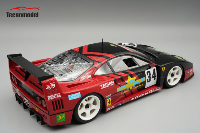 予約商品 ** Tecno Model TM18-405E 1/18 Ferrari F40 LM JGTC 1995