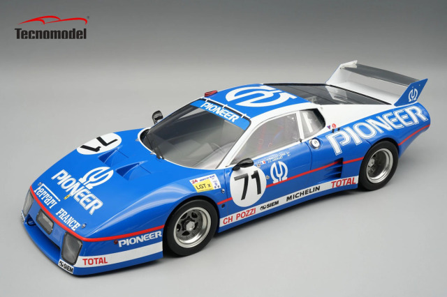 ** 予約商品 ** Tecno Model TM18-409H 1/18 Ferrari 512BB/LM Le Mans 1982 #71 C.Pozzi 