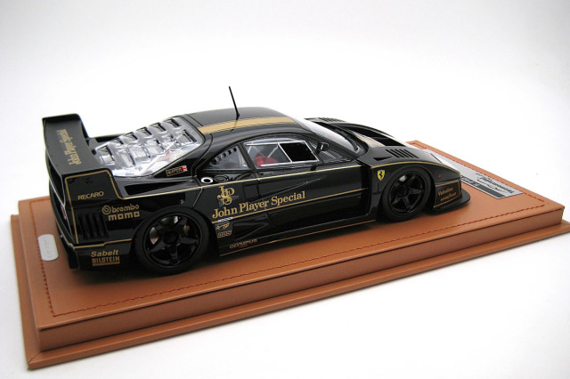 Tecno Model TM18-410A 1/18 Ferrari F40 LM 1996 JPS Black