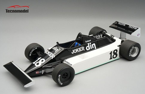 ** 予約商品 ** Tecno Model TM18-419C 1/18 March 811 Long Beach GP #18 1981 E.Salazar