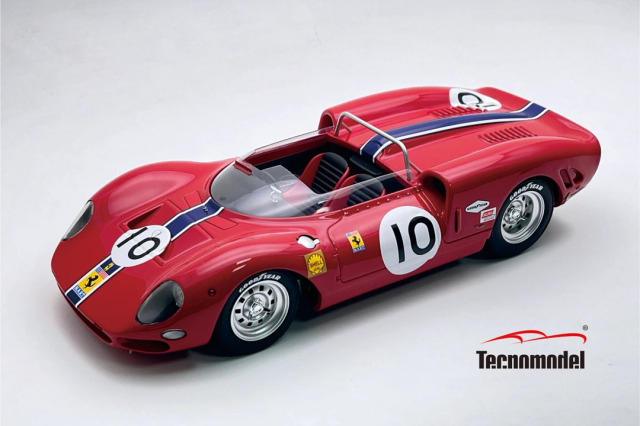 ** 予約商品 ** Tecno Model TM18-422C 1/18 Ferrari 365P2 Spider  NART Canada Mosport 1965 3rd #10 P.Rodriguex