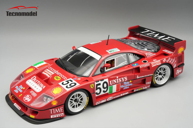 予約商品 ** Tecno Model TM18-429A 1/18 Ferrari F40 LM Le Mans 24H