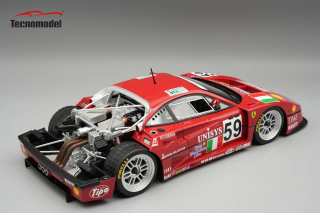 予約商品 ** Tecno Model TM18-429A 1/18 Ferrari F40 LM Le Mans 24H