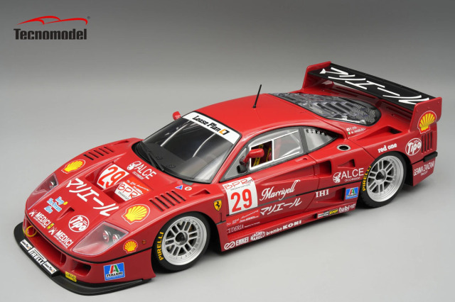 ** 予約商品 ** Tecno Model TM18-429D 1/18 Ferrari F40 LM 1996 BPR Suzuka Driver M.Angelelli / T.Oota (Open Rear Hood)