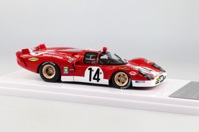Tecno Model TM43-01G 1/43 Ferrari 512S 24h Le Mans 1970 #14