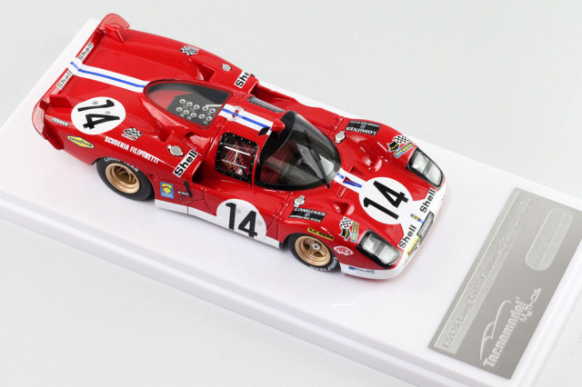 Tecno Model TM43-01G 1/43 Ferrari 512S 24h Le Mans 1970 #14