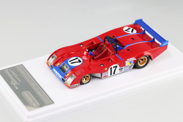 Tecno Model TM43-04C 1/43 Ferrari 312 PB Le Mans 24H 1973 #17 Tim Schenken / Carlos Reutemann