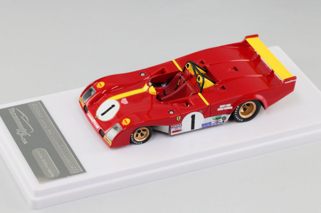 Tecno Model TM43-04D 1/43 Ferrari 312 PB Monza 1000km 1973 Winner #1 Jacky Ickx / Brian Redman