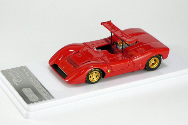 Tecno Model TM43-33A 1/43 Ferrari 612 Can-Am Press Red 1968