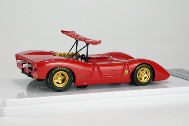 Tecno Model TM43-33A 1/43 Ferrari 612 Can-Am Press Red 1968