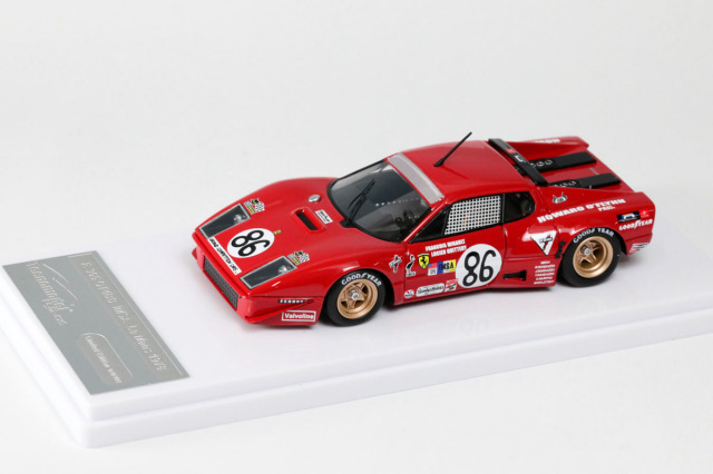 Tecno Model TM43-36D 1/43 Ferrari 365 GT4 BB IMSA Le Mans 24H 1987 #86 Migault / Guitteny