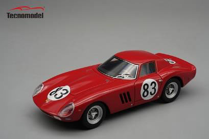 ** 予約商品 ** Tecno Model TM43-48C 1/43 Ferrari 250GTO 64 Nurburgring 1000km 1964 #83 SEFAC 2th