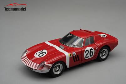 ** 予約商品 ** Tecno Model TM43-48E 1/43 Ferrari 250GTO 64 Reims 12H 1964 #26