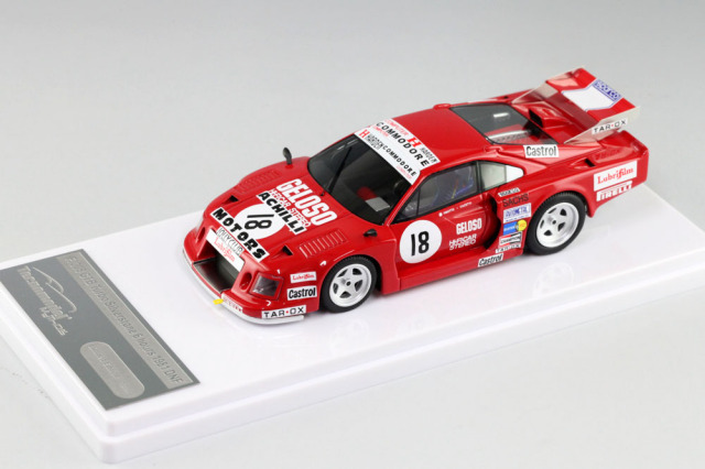 Tecno Model TM43-50C 1/43 Ferrari 308 GTB Turbo Silverstone 6H 1981 #18 C.Fratti / M.Finotto