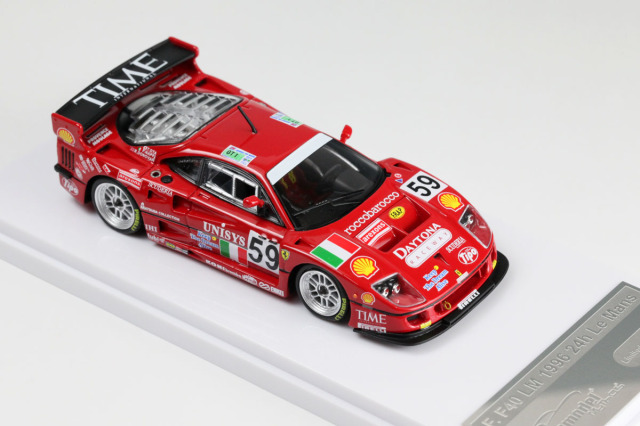 Tecno Model TM43-63A 1/43 Ferrari F40LM Le Mans 24H 1996 #59