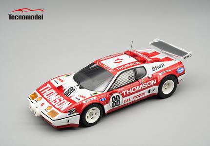 予約商品 ** Tecno Model TM43-64A 1/43 Ferrari 512BB Le Mans 24H