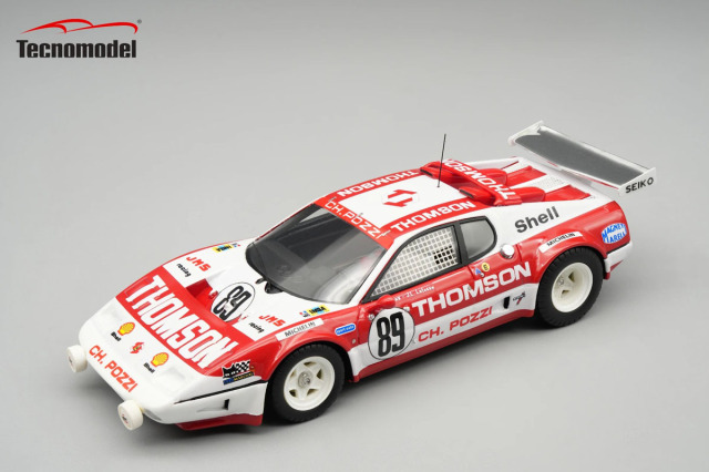 Tecno Model TM43-64B 1/43 Ferrari 512BB Le Mans 24H 1978  #89 C.B.Lena - J.L.Lafosse Thomson-Pozzi